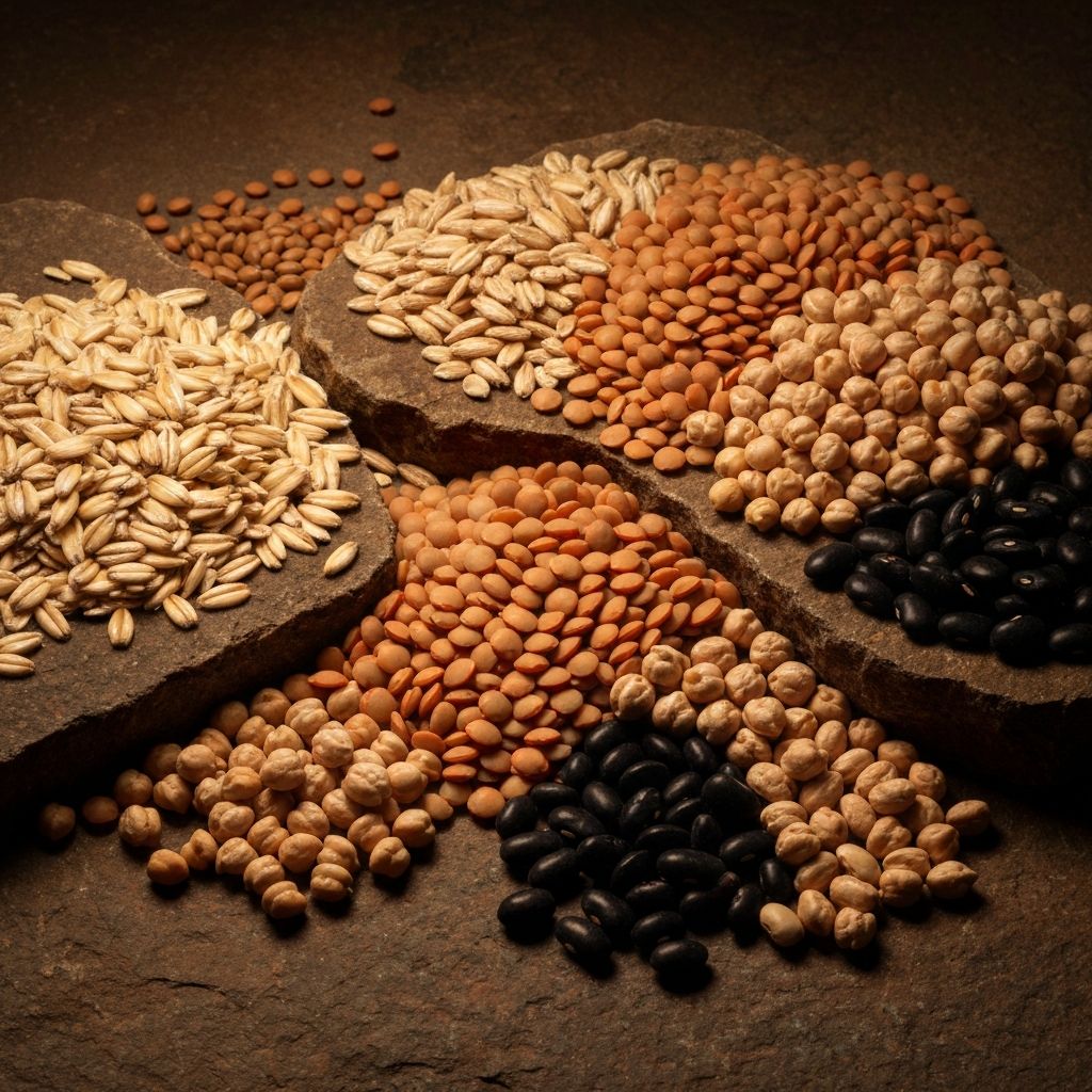 Grains entiers et légumineuses
